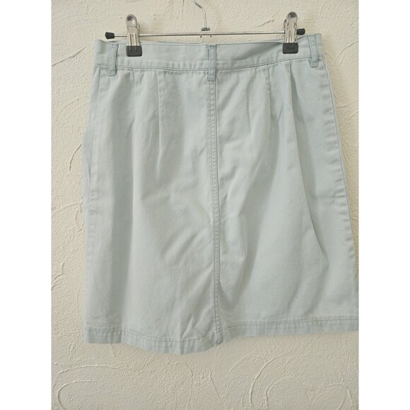 Vintage Light Blue Pendleton Jean Skirt Size 8 - Picture 5 of 8